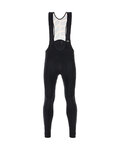SANTINI pantalones largos con tirantes - SVOLTA WINTER - negro/naranja