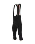 SANTINI Pantalón 3/4 con tirantes - ADAPT 3/4 WINTER - negro