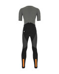 SANTINI pantalones largos con tirantes - VEGA GRIDO WINTER - gris/negro