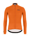 SANTINI maillot de invierno de manga larga - COLORE WINTER - naranja