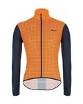 SANTINI chaqueta cortaviento - NEBULA - azul claro/naranja/azul