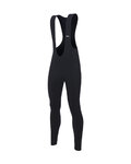 SANTINI pantalones largos con tirantes - LAVA WINTER - negro