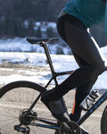 SANTINI pantalones largos con tirantes - VEGA GRIDO WINTER - gris/negro