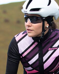 SANTINI maillot de invierno de manga larga - CORAL RAGGIO LADY - rosa/negro