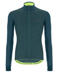 SANTINI jersey y pantalón de invierno - COLORE PURO+OMNIA - negro/verde