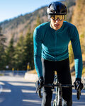 SANTINI maillot de invierno de manga larga - COLORE PURO WINTER - verde