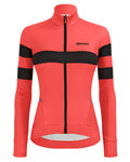 SANTINI jersey y pantalón de invierno - CORAL B. LADY WINTER - negro/rosa