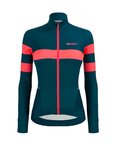 SANTINI maillot de invierno de manga larga - CORAL BENGAL LADY - azul