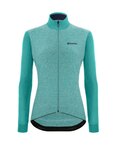 SANTINI maillot de invierno de manga larga - COLORE PURO LADY W - azul