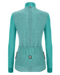 SANTINI jersey y pantalón de invierno - COLORE PURO LADY WNT - negro/azul claro