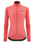 SANTINI jersey y pantalón de invierno - COLORE PURO LADY WNT - rosa/negro