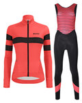 SANTINI jersey y pantalón de invierno - CORAL B. LADY WINTER - negro/rosa