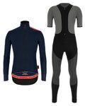 SANTINI chaqueta y pantalón de invierno - VEGA XTREME - negro/gris/azul