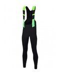 SANTINI pantalones largos con tirantes - COMMAND WINTER - verde/negro
