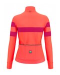 SANTINI maillot de invierno de manga larga - CORAL BENGAL LADY - rosa