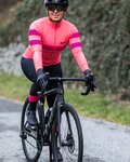SANTINI maillot de invierno de manga larga - CORAL BENGAL LADY - rosa