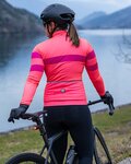 SANTINI maillot de invierno de manga larga - CORAL BENGAL LADY - rosa
