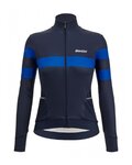 SANTINI jersey y pantalón de invierno - CORAL BENGAL+OMNIA W - negro/azul