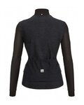 SANTINI maillot de invierno de manga larga - COLORE PURO LADY - negro