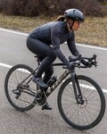 SANTINI maillot de invierno de manga larga - COLORE PURO LADY - negro