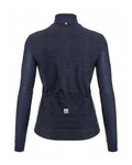 SANTINI jersey y pantalón de invierno - COLORE PURO+OMNIA W - azul/negro