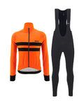 SANTINI chaqueta y pantalón de invierno - COLORE HALO + LAVA - naranja/negro