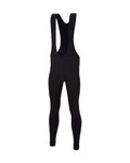 SANTINI pantalones largos con tirantes - OMNIA - negro