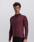 SANTINI maillot de invierno de manga larga - PURE - granate