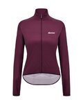 SANTINI chaqueta cortaviento - NEBULA - granate
