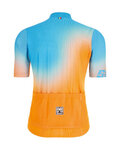SANTINI jersey de manga corta - TERRA MTB - naranja/turquesa