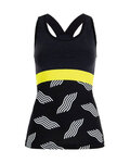 SANTINI maillot sin mangas - SCIA DUNE LADY - amarillo/negro