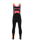 SANTINI pantalones largos con tirantes - COMMAND WINTER - naranja/negro