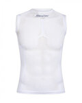 SANTINI camiseta sin mangas - MESH - blanco