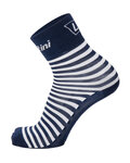 SANTINI calcetines clásicos - LA VUELTA 2018 - azul/blanco