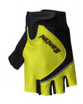 SANTINI guantes de dedos cortos - STUDIO - negro/amarillo