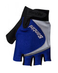 SANTINI guantes de dedos cortos - STUDIO - negro/turquesa