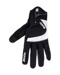 SANTINI guantes de dedos largos - STUDIO - negro/blanco