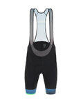 SANTINI pantalones cortos de tirantes - LA VUELTA 2019 - azul/negro