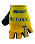 SANTINI guantes de dedos cortos - LA VUELTA 2019 - amarillo/azul