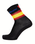 SANTINI calcetines clásicos - LA VUELTA 2019 - rojo/amarillo/negro