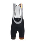 SANTINI pantalones cortos de tirantes - LA VUELTA 2020 - negro