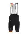 SANTINI pantalones cortos de tirantes - LA VUELTA 2020 - negro