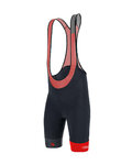 SANTINI pantalones cortos de tirantes - LA VUELTA 2020 - rojo/negro