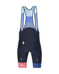 SANTINI pantalones cortos de tirantes - LA VUELTA 2021 - azul