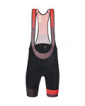 SANTINI pantalones cortos de tirantes - LA VUELTA 2021 - rojo/negro