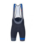 SANTINI pantalones cortos de tirantes - LA VUELTA 2021 - azul