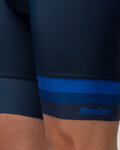 SANTINI pantalones cortos de tirantes - LA VUELTA 2021 - azul