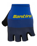 SANTINI guantes de dedos cortos - LA VUELTA 2021 - azul