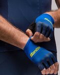 SANTINI guantes de dedos cortos - LA VUELTA 2021 - azul