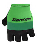 SANTINI guantes de dedos cortos - LA VUELTA 2021 - verde